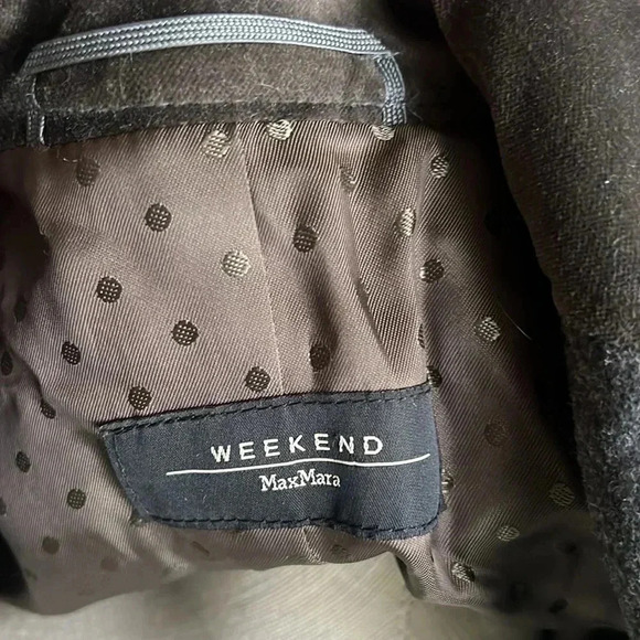 Max Mara weekend wool blend gray blazer size 4 - Picture 11 of 11
